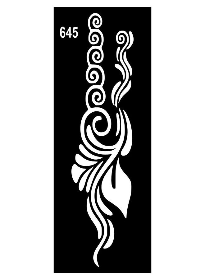 ORDERSHOCK Unique Motif Mehndi Sticker for Fun and Easy Drawing Practice - Image 1
